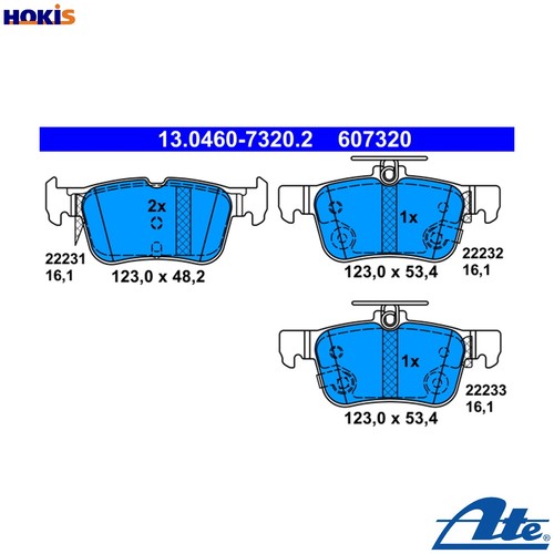 Brake pad set disc - pad,