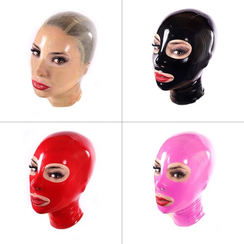 Unisex latex hood with back - unisex,