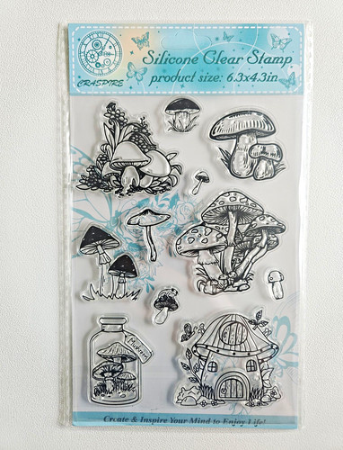 Clear silicone stamp set - silicone,