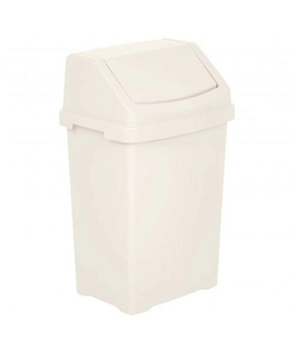 Plastic swing top bin litre - plastic,