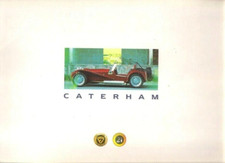 Caterham Seven & 21 1996-97 UK Market Sales Brochure Superlight Classic K Series