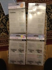 4 (10) Cuttlebug Embossing Folders Assorted Designs