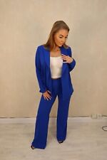 Blazer Trousers Set Women