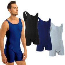 UK Men's Tank Leotard Bodysuit