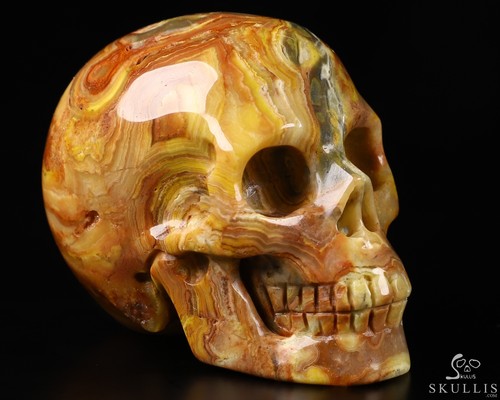 Crazy lace agate carved - crazy,