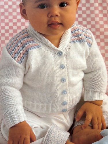 Baby cardigan shawl collar - baby,