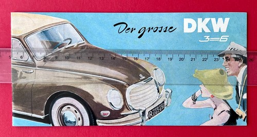 Car advertising brochure