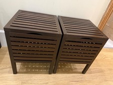Pair of IKEA MOLGER wooden
