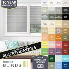 Perfect Fit Aluminium Venetian Blinds - No Drill 25mm Conservatory Blinds