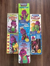 Vintage Barney VHS Lot (7) -