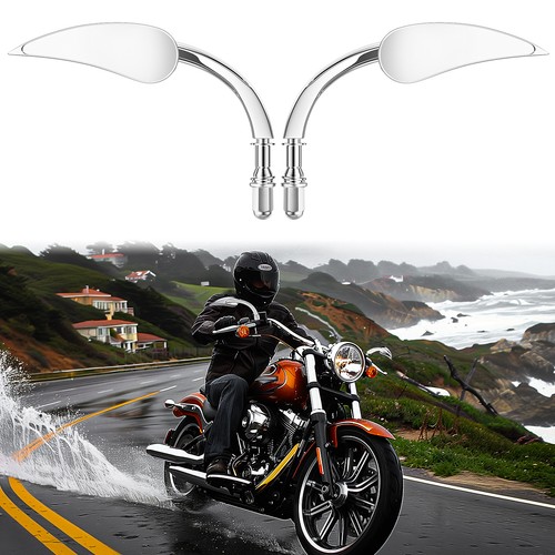 Teardrop motorcycle rearview - motorcycle,