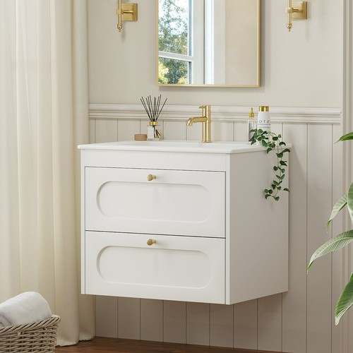 White wall hung - unit, &