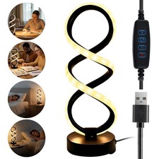 Spiral LED Lamp with Wired