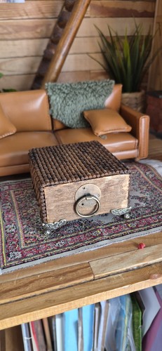 12th scale wicker table - 12th,
