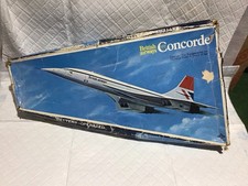 Vintage Concorde Plane Metal Toy