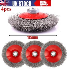 4X Stainless-steel Wire Brush
