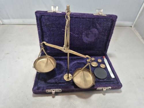 Vintage indian brass jewellers - vintage,
