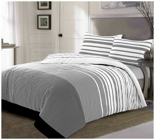 Maximus white black duvet - black,