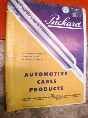 1954 packard automotive cable - automotive,