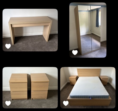Ikea malm pax bedroom - malm,