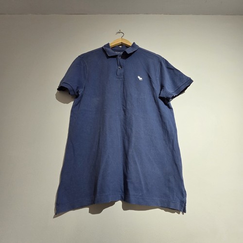 Abercrombie fitch blue polo - &,