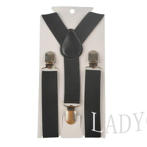 Kids elastic suspenders back - suspenders, y