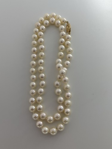 7mm akoya pearl necklace - akoya,