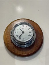 Ship Clock Royal Roman Chrome