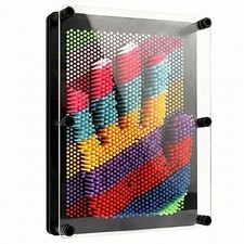 3D Pin Art Toy Rainbow