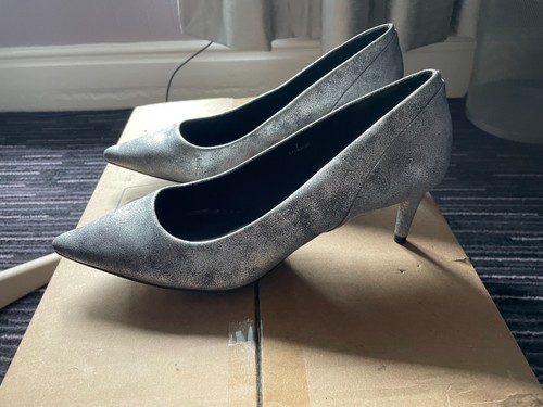 Ladies silver metallic - m&s,