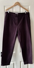 toast trousers 18 purple cord