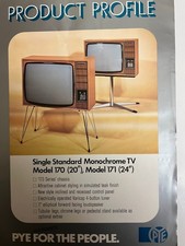 PYE 170/171 MONOCHROME TV