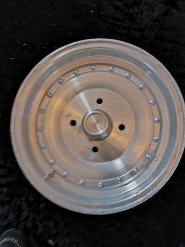 Pair solid alloy wheels - alloy,