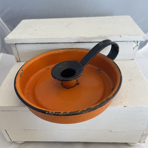 Vintage french enamel - french, candle