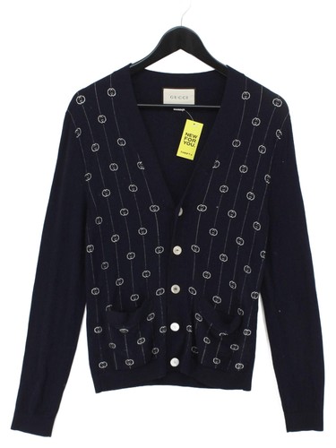 Gucci men cardigan - s, blue