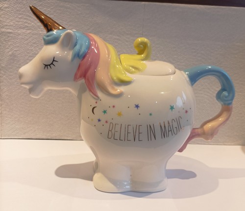 Unicorn teapot believe in - unicorn,