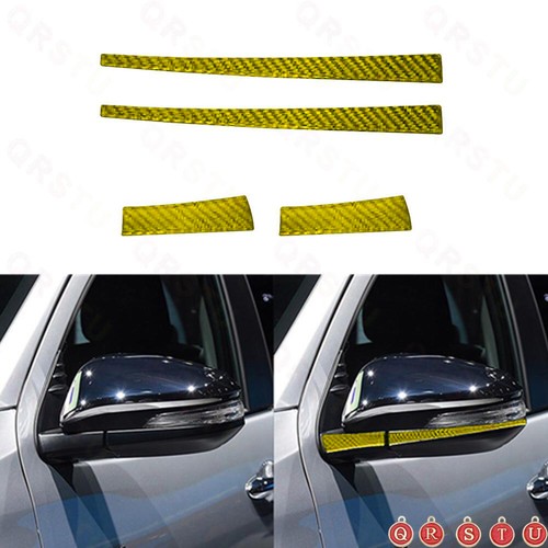 Gold carbon fiber rearview - carbon,