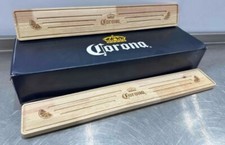 2x Wooden Corona Bar Runner