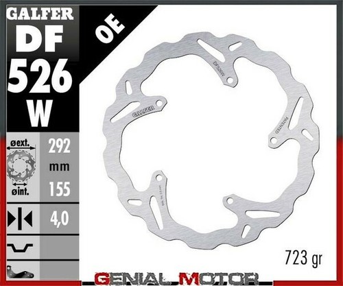 Galfer front brake disc wave - brake,