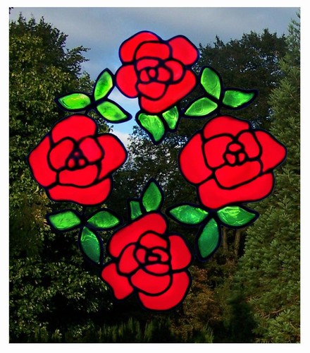 Rose group stained - group,