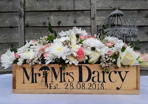 Mrs flower box - box, rustic