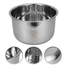 Rice Cooker Liner Large Stainless Steel Inner Bowl Aroma Replacement Pot