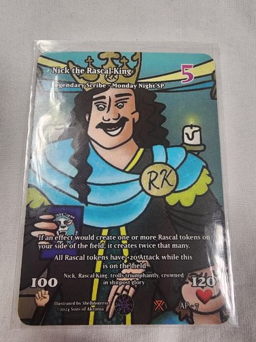 Nick the rascal card lol - the,
