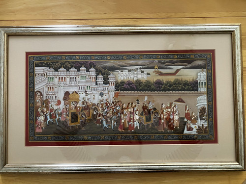 Framed indian rajasthani - indian,