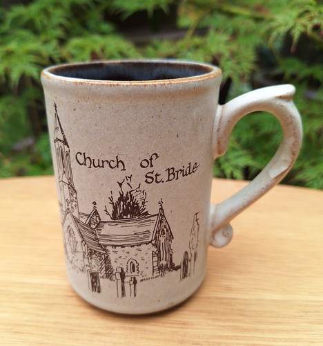 Laugharne pottery mug - pottery,
