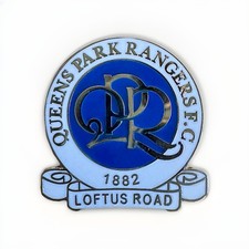 Queens Park Rangers QPR Loftus Road Blue Crest Pin Badge – 1882 Football Club