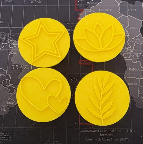 Toilet roll stamp set - of, 4