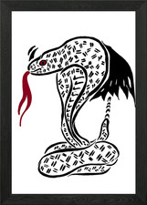 Cobra Framed Wall Art Poster