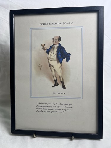 Dickens framed print - dickens,