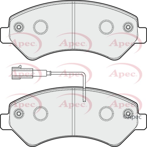 Brake pads for fiat ducato - fiat, 250